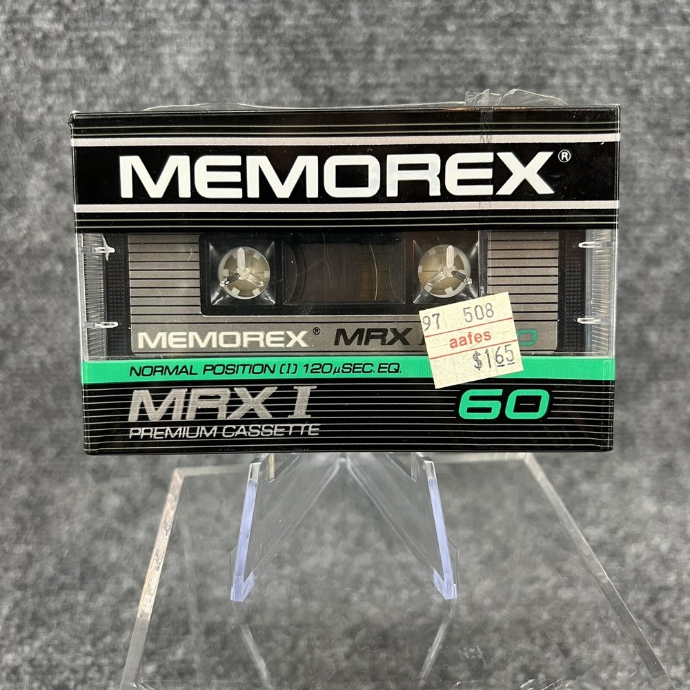 Sealed Memorex MRX I 60 Premium Blank Cassette Tape